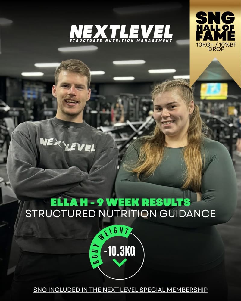 Ella H, 9 week results: -10.3kg body weight
